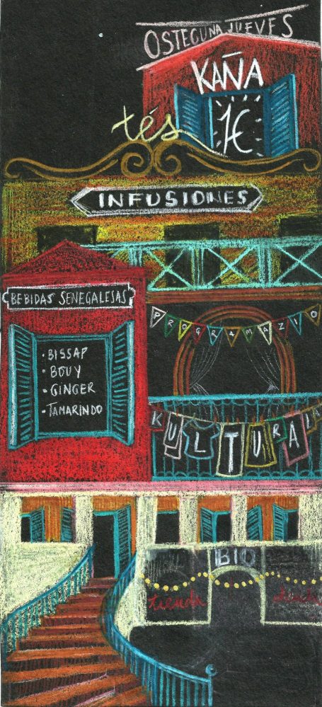 Boceto, lápiz sobre cartulina